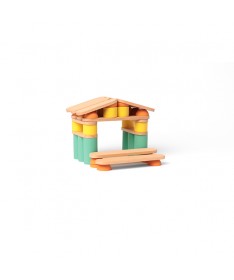 Jouet de construction éducatif en bois - Stix (60 pièces)
