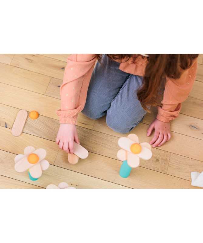 Jouet de construction éducatif en bois - Stix (60 pièces) Jouet de construction éducatif en bois - Stix (60 pièces)