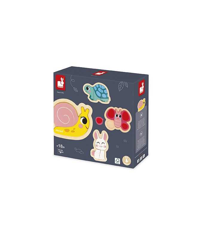 4 Puzzles évolutifs - Jardin 4 Puzzles évolutifs - Jardin