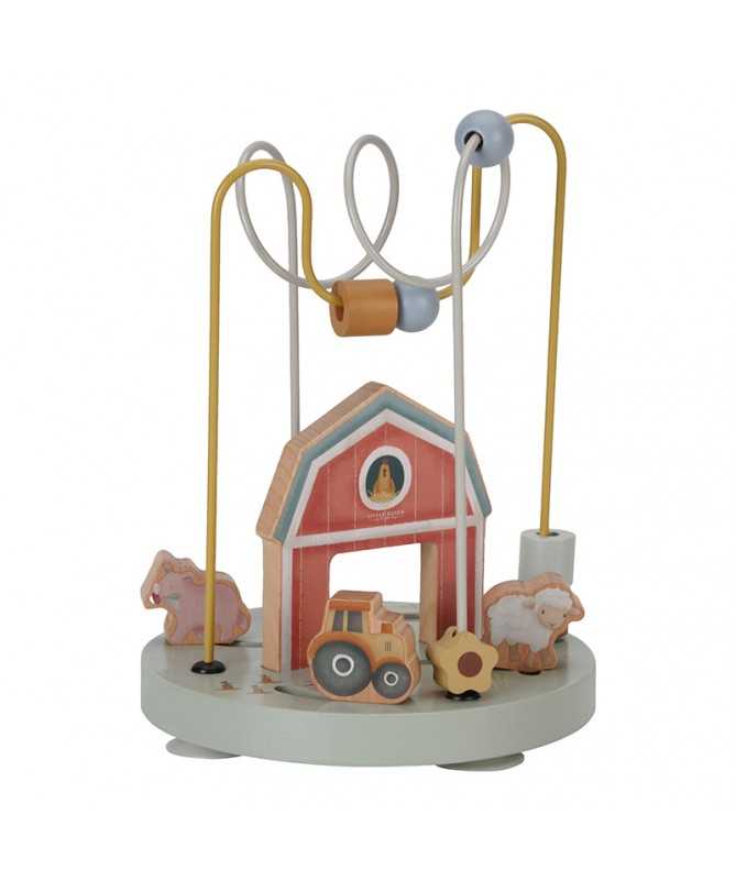 Boulier spirale en bois FSC - Little Farm Boulier spirale en bois FSC - Little Farm