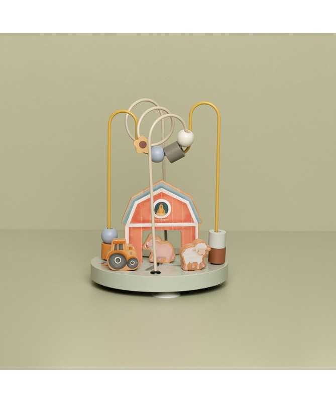 Boulier spirale en bois FSC - Little Farm Boulier spirale en bois FSC - Little Farm