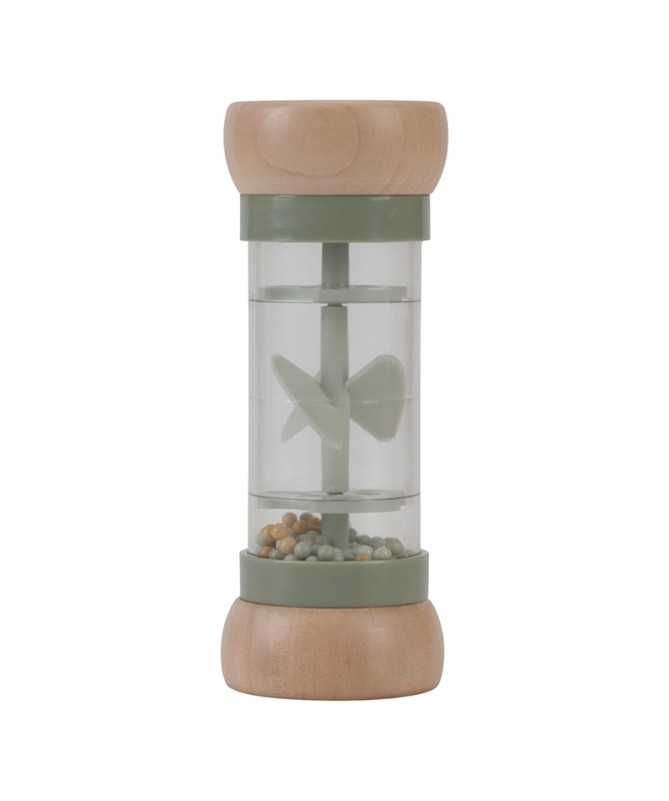 Hochet de pluie en bois FSC - Little Farm Hochet de pluie en bois FSC - Little Farm