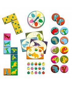 Bingo Memo Domino - Dinosaures