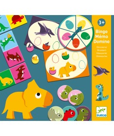 Bingo Memo Domino - Dinosaures