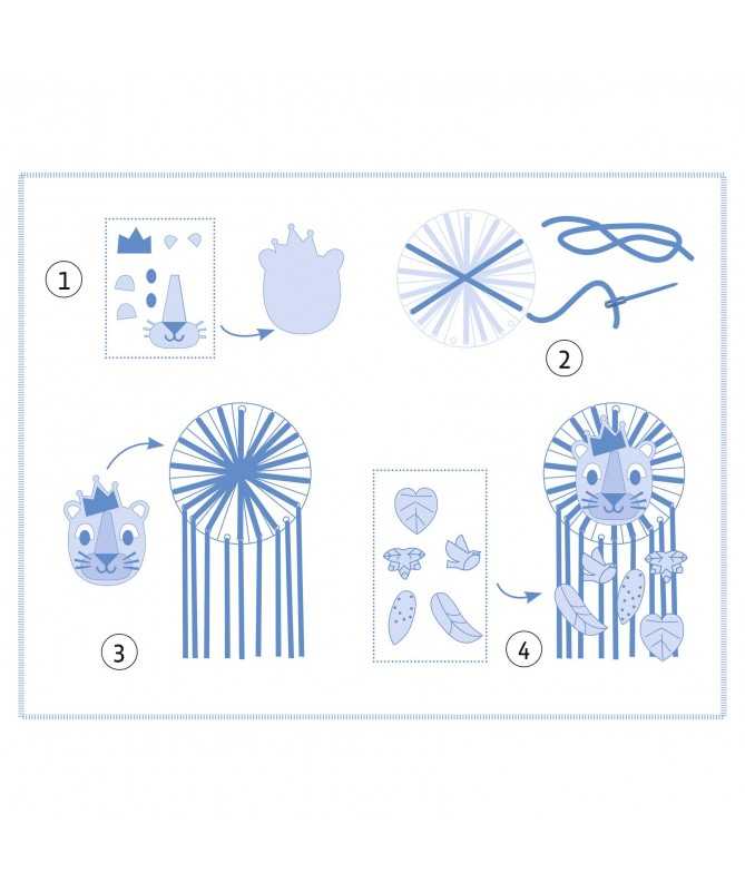 Do it yourself - Attrape rêves - Petit lion Do it yourself - Attrape rêves - Petit lion