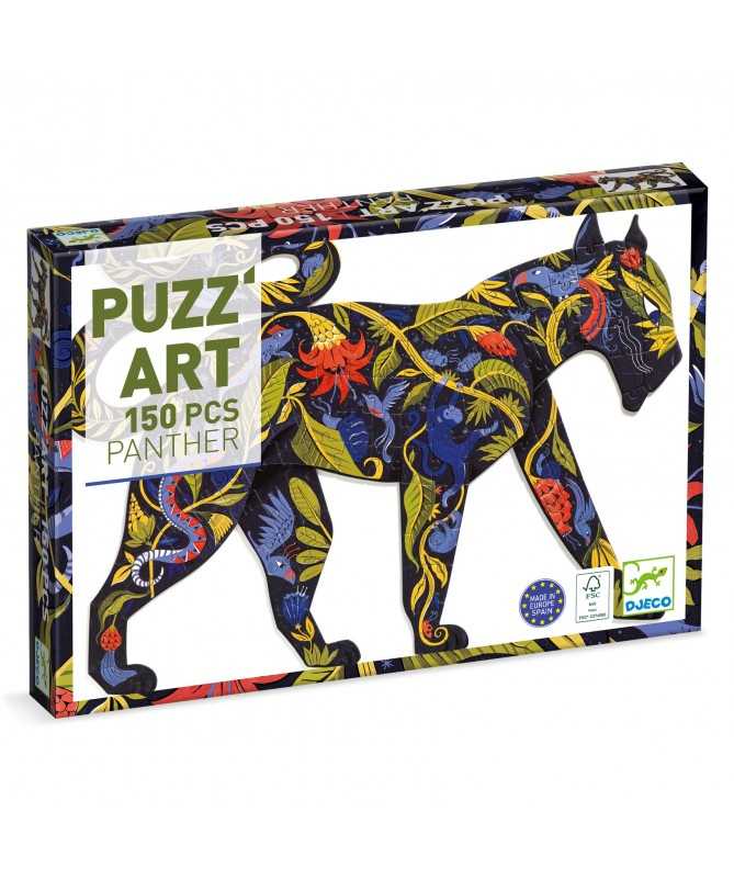 Puzzle ajouré - Puzz'Art - Black Panther 150 pcs Puzzle ajouré - Puzz'Art - Black Panther 150 pcs