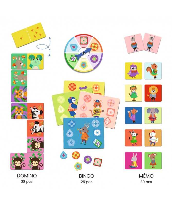 Mémo, Loto, Domino