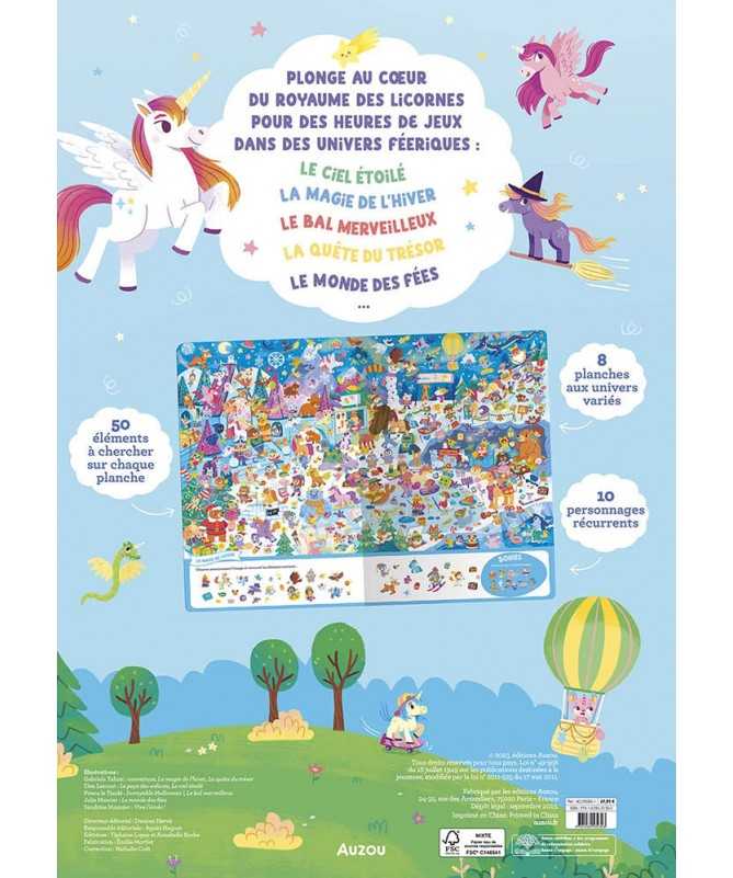 Cherche et trouve géant - Royaume des licornes Cherche et trouve géant - Royaume des licornes