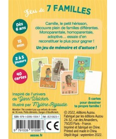 Jeu de 7 familles - Toutes différentes, Toutes géniales !