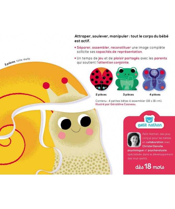 4 puzzles - Petites Bêtes à Assembler 4 puzzles - Petites Bêtes à Assembler