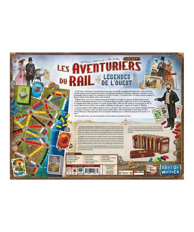 Les Aventuriers du Rail - Legacy Les Aventuriers du Rail - Legacy