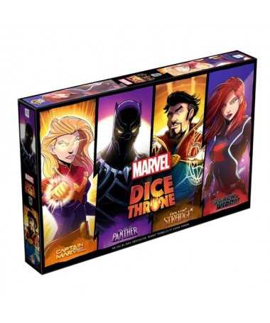 Dice Throne Marvel - Black Panther, Captain Marvel, Black Widow, Dr Strange