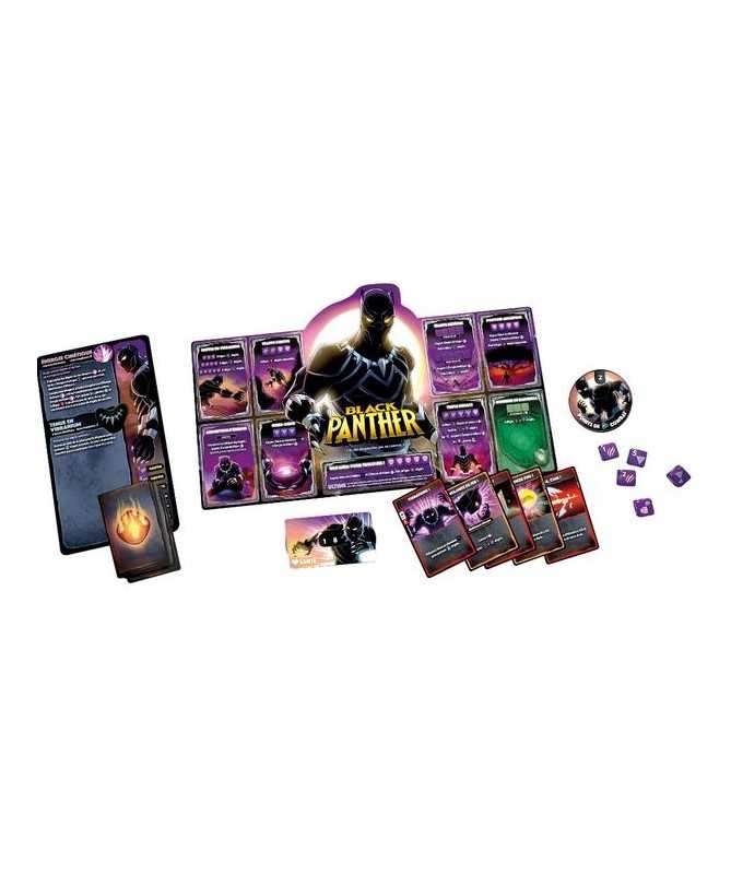 Dice Throne Marvel - Black Panther, Captain Marvel, Black Widow, Dr Strange