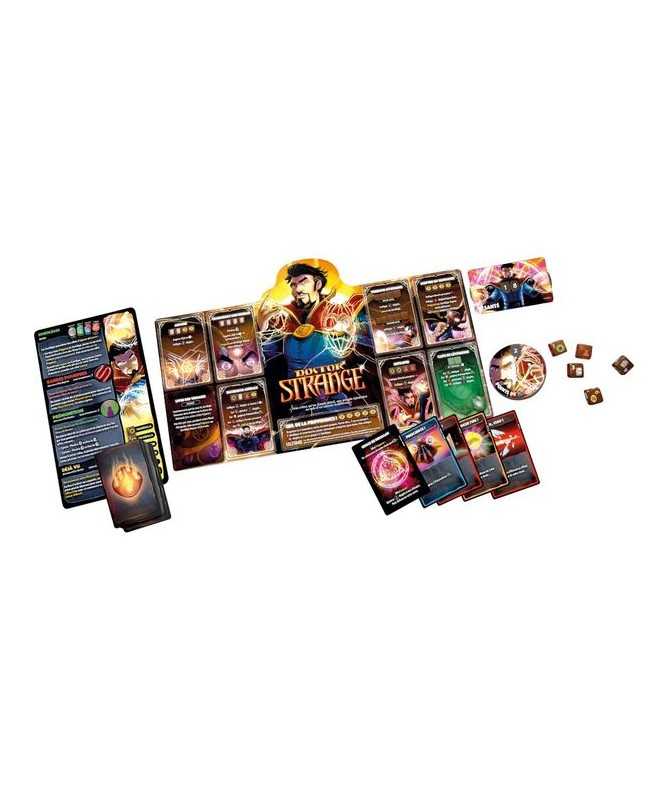 Dice Throne Marvel - Black Panther, Captain Marvel, Black Widow, Dr Strange
