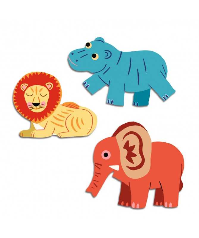 Gommettes - Animaux de la savane Gommettes - Animaux de la savane