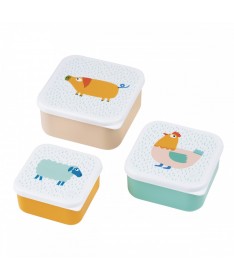 Set de 3 lunchbox - La Ferme