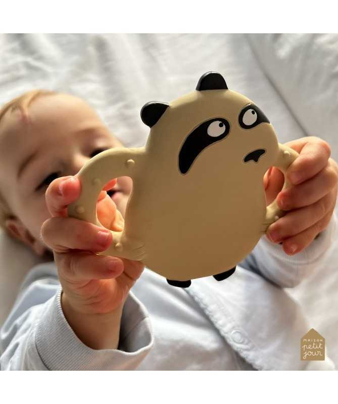 Anneau de dentition en caoutchouc naturel - Panda Anneau de dentition en caoutchouc naturel - Panda