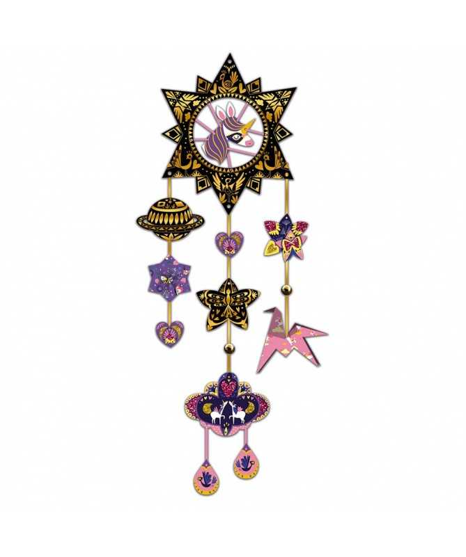 3 attrape-rêves brillants - Licorne 3 attrape-rêves brillants - Licorne