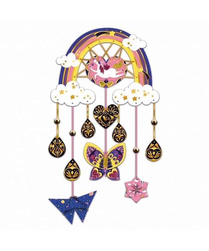 3 attrape-rêves brillants - Licorne 3 attrape-rêves brillants - Licorne