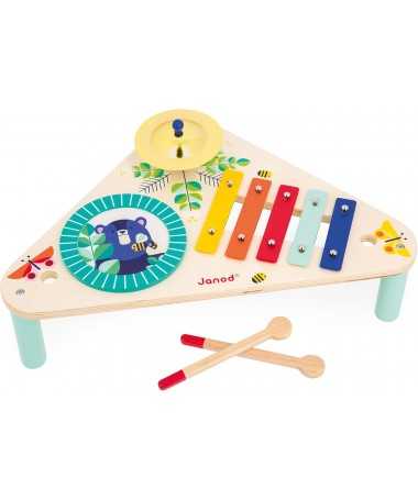 Gioia - Table musicale avec 3 instruments de musique