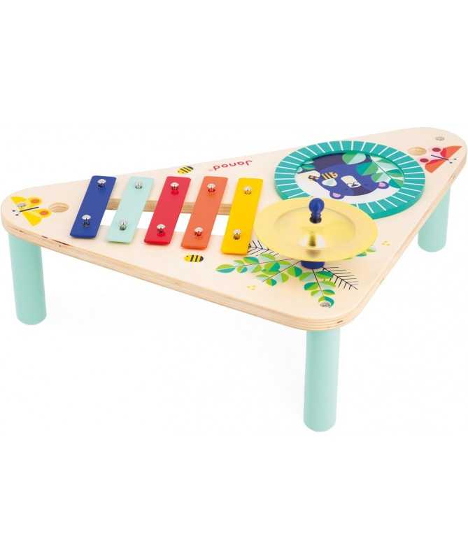 Gioia - Table musicale avec 3 instruments de musique Gioia - Table musicale avec 3 instruments de musique