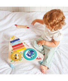 Gioia - Table musicale avec 3 instruments de musique