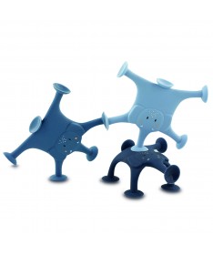 Jeu de ventouse animaux 3 pcs - La famille de Mrs. Elephant