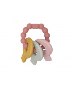 Jouet de dentition clefs - Rose