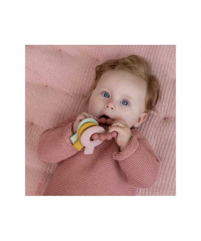 Jouet de dentition clefs - Rose Jouet de dentition clefs - Rose