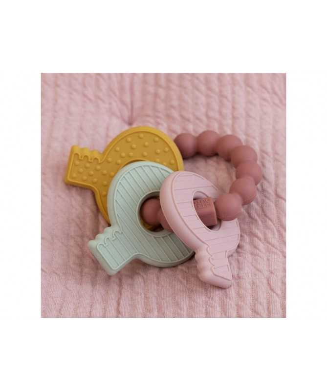 Jouet de dentition clefs - Rose Jouet de dentition clefs - Rose