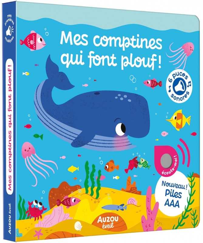 Livre sonore - Mes comptines qui font plouf ! Livre sonore - Mes comptines qui font plouf !