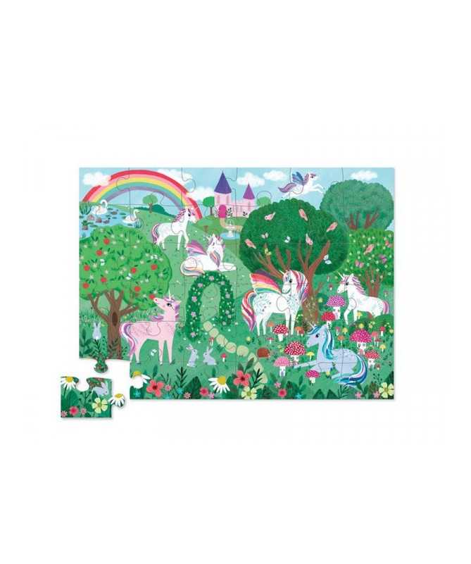Maxi puzzle - 36 pièces - Le jardin des licornes - 3a+ - % Maxi puzzle - 36 pièces - Le jardin des licornes - 3a+ - %