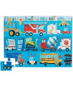 Maxi puzzle - 36 pièces - Les véhicules - 3a+ - %