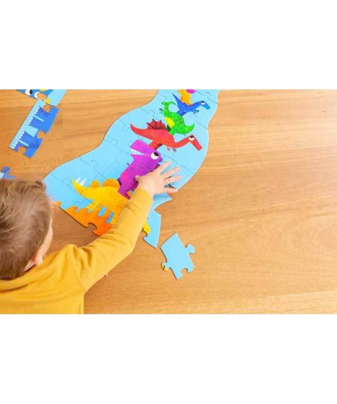 Puzzle Baril - 30 pièces - Dinosaures - 3a+ - % Puzzle Baril - 30 pièces - Dinosaures - 3a+ - %