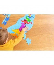 Puzzle Baril - 30 pièces - Dinosaures - 3a+ - %