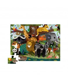 Maxi puzzle - 36 pièces - Les amis de la jungle - 3a+ - %
