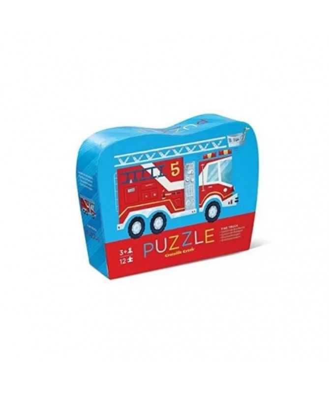 Mini Puzzle - 12 pièces - Camion de pompier - 2a+ - % Mini Puzzle - 12 pièces - Camion de pompier - 2a+ - %