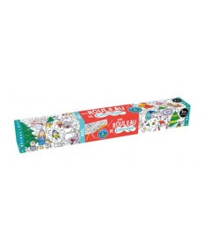 Rouleau de coloriage adhésif - Noël