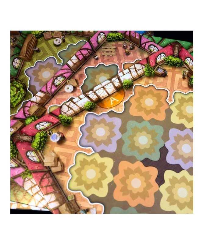 Café de fleur - L'art de la marqueterie