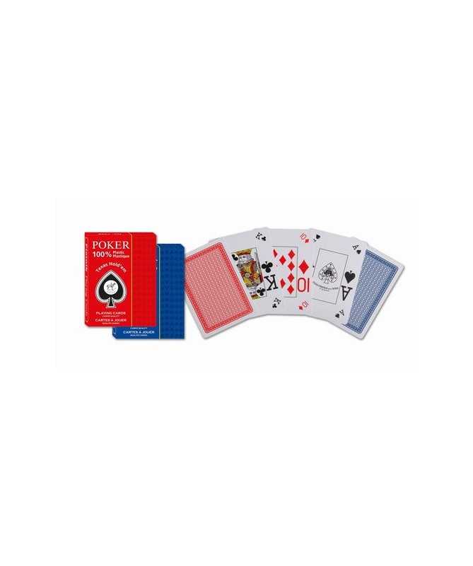 PLASTIC POKER TEXAS HOLD'EM Cartes
