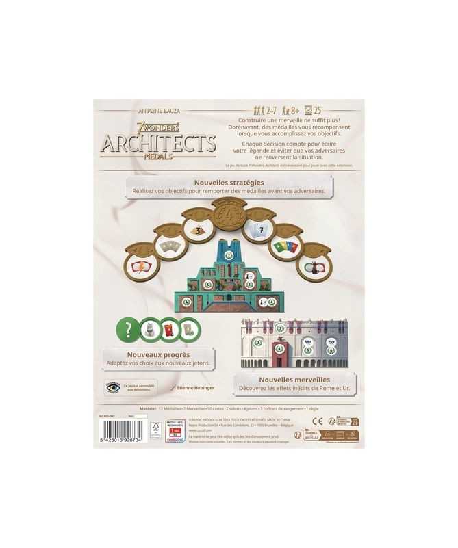 7 Wonders Architects ext. Medals