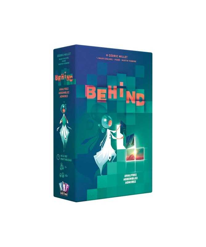 Behind