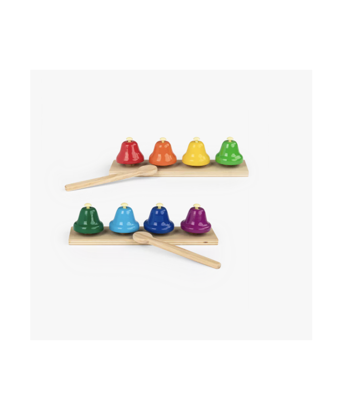 8 clochettes musicales Les Popipop 8 clochettes musicales Les Popipop
