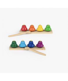 8 clochettes musicales Les Popipop