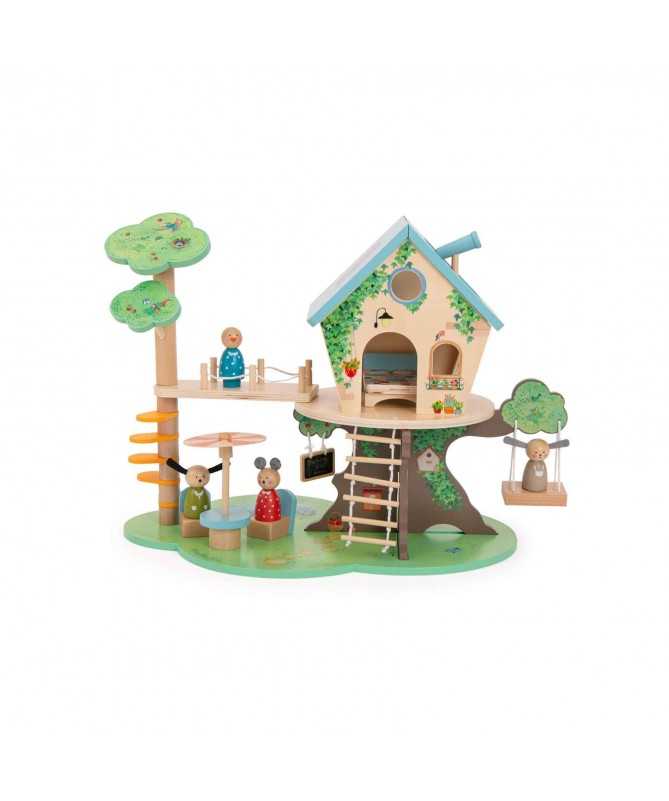 Cabane dans les arbres La Grande Famille Cabane dans les arbres La Grande Famille