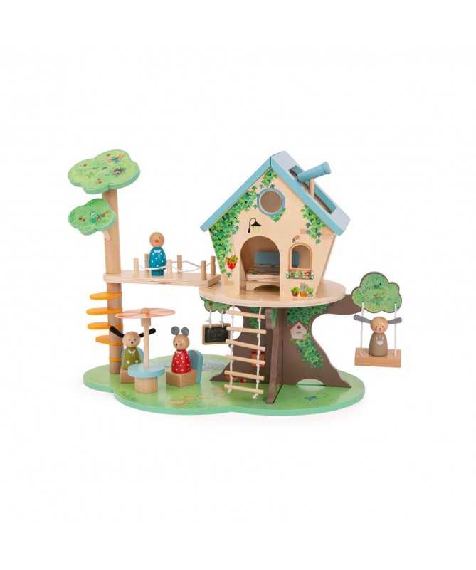Cabane dans les arbres La Grande Famille Cabane dans les arbres La Grande Famille