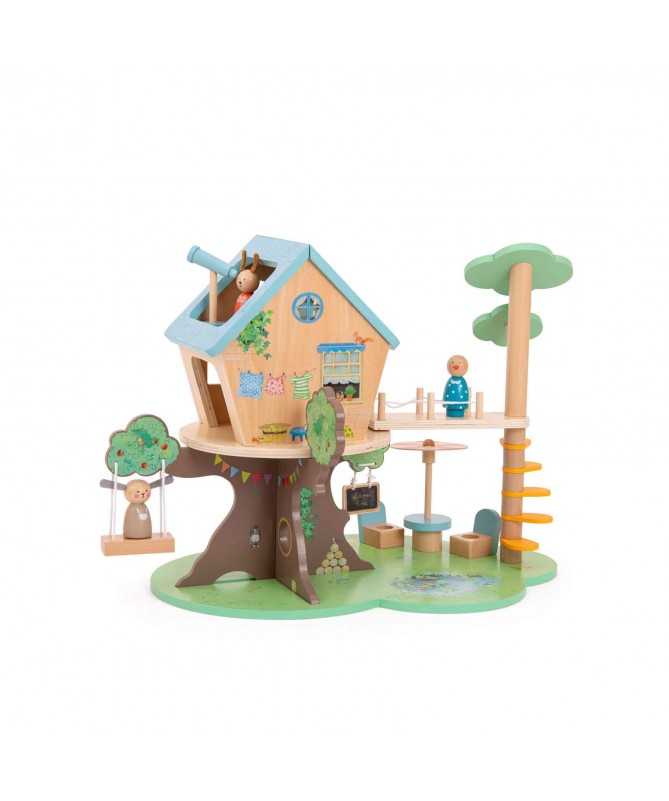 Cabane dans les arbres La Grande Famille Cabane dans les arbres La Grande Famille