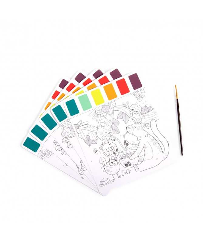 Peinture palette magique Dans la jungle Peinture palette magique Dans la jungle