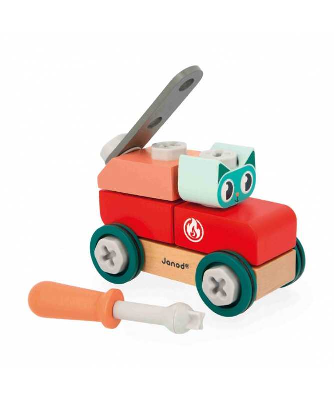 Brico'kids - Voiture à bricolet chat Brico'kids - Voiture à bricolet chat