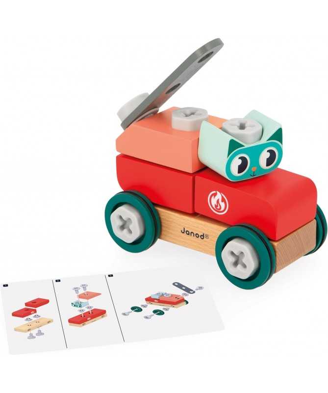 Brico'kids - Voiture à bricolet chat Brico'kids - Voiture à bricolet chat